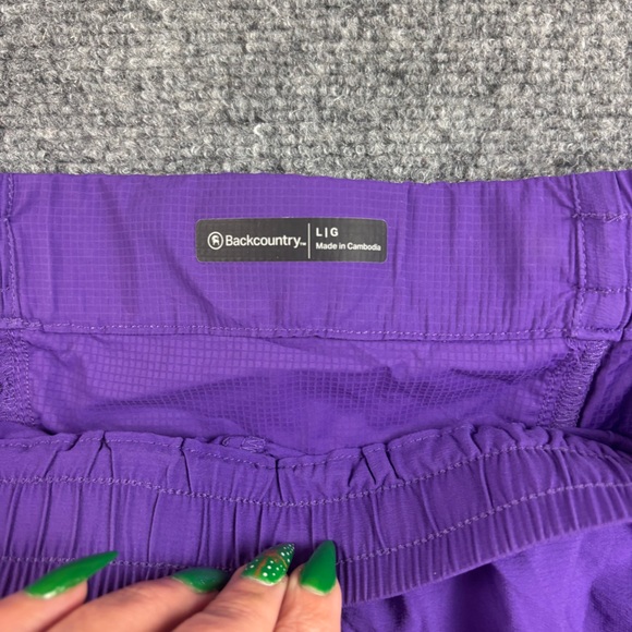 BACKCOUNTRY Men’s MTN Air Ripstop Shorts Purple Pertex Quantum Air fabric -Large - Picture 4 of 10